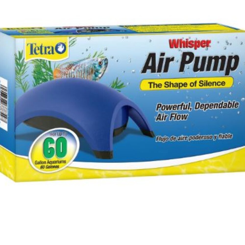 Tetra Whisper 60 Gallon Aquarium Air Pump
